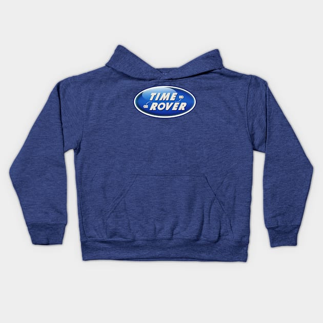 Time Rover (Blue) Kids Hoodie by rydrew